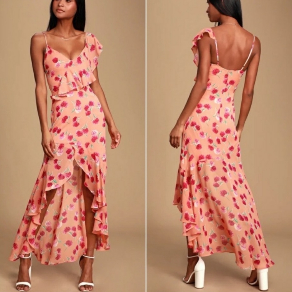 Lulu's High-Low Ruffled Dress. NWT Size XL